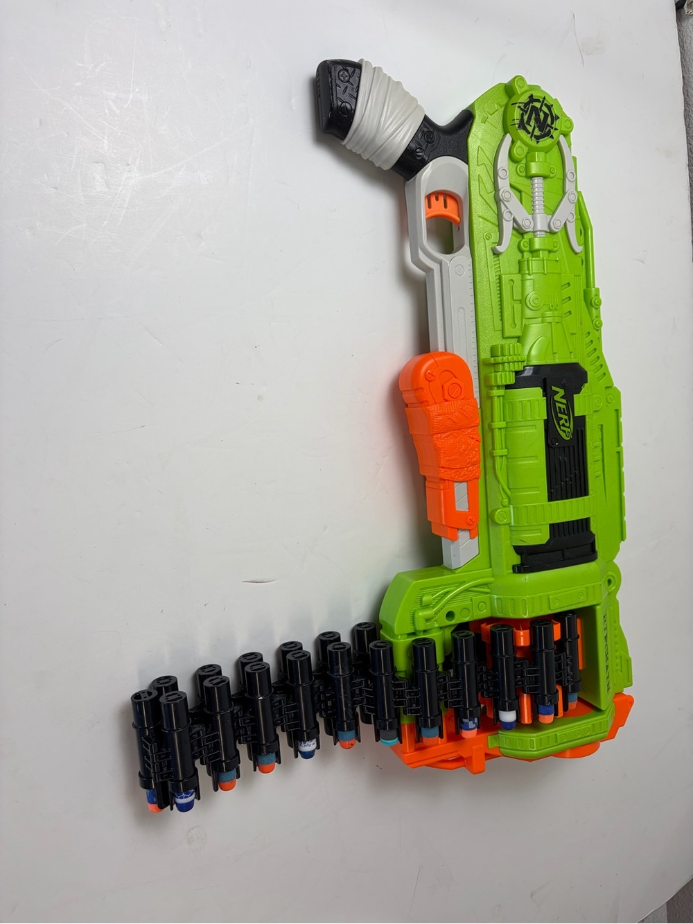 Nerf Green and Orange Dart Blaster for Kids